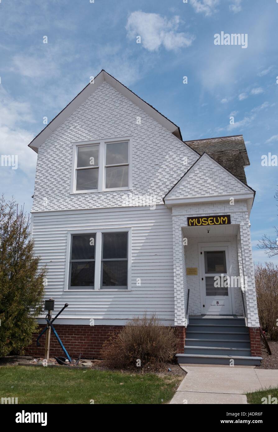 Contea di Cook Museo Storico in Grand Marais, Minnesota, Stati Uniti d'America. Foto Stock