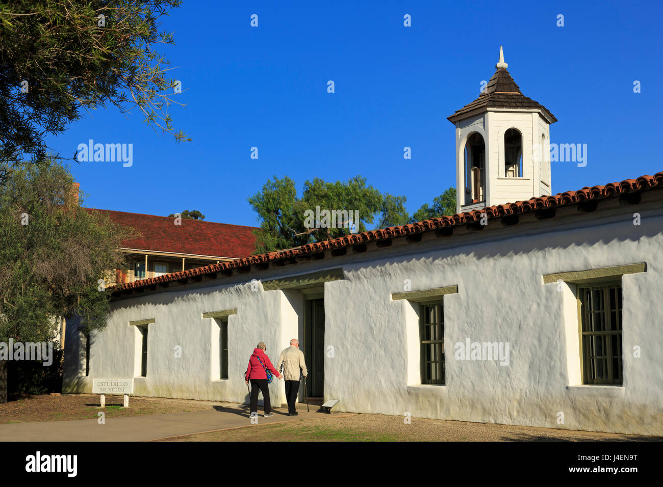 Museo Estudillo, Old Town State Historic Park, San Diego, California, Stati Uniti d'America, America del Nord Foto Stock