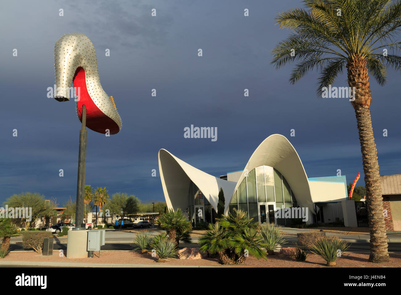 Il Neon Museum, Centro di quartiere, Las Vegas, Nevada, Stati Uniti d'America, America del Nord Foto Stock