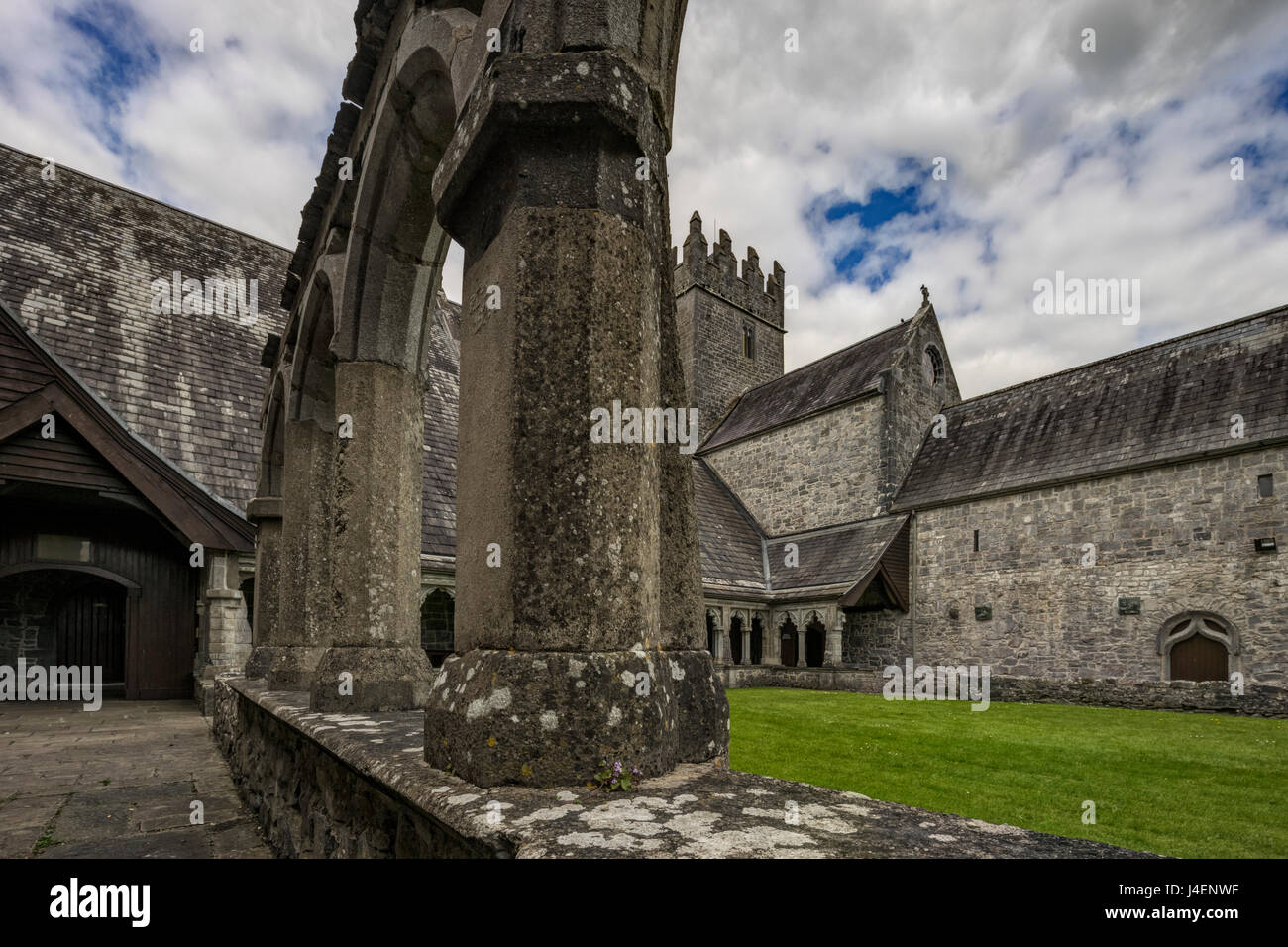 Santa Croce Abbey, nella contea di Tipperary, Munster, Repubblica di Irlanda, Europa Foto Stock