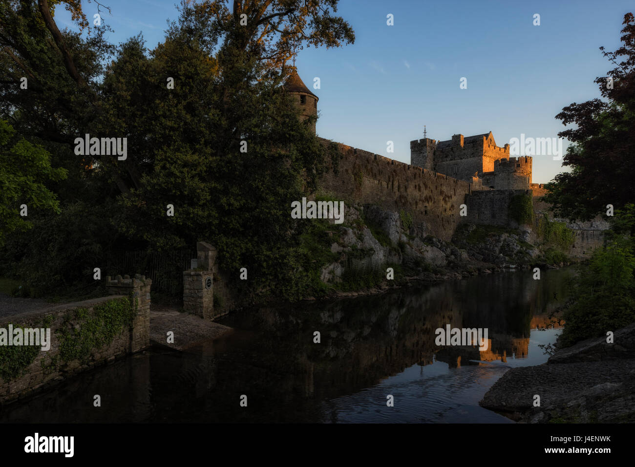Castello di Cahir, nella contea di Tipperary, Munster, Repubblica di Irlanda, Europa Foto Stock
