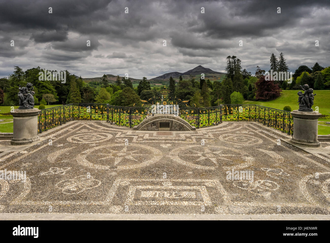 Al Powerscourt, County Wicklow, Leinster, Repubblica di Irlanda, Europa Foto Stock