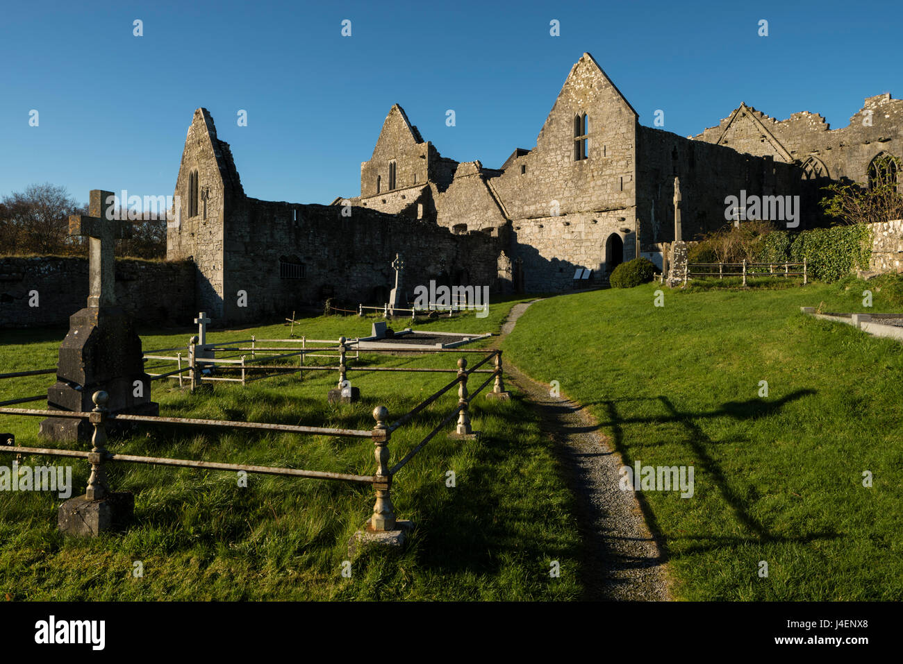 Convento Askeaton, County Limerick, Munster, Repubblica di Irlanda, Europa Foto Stock