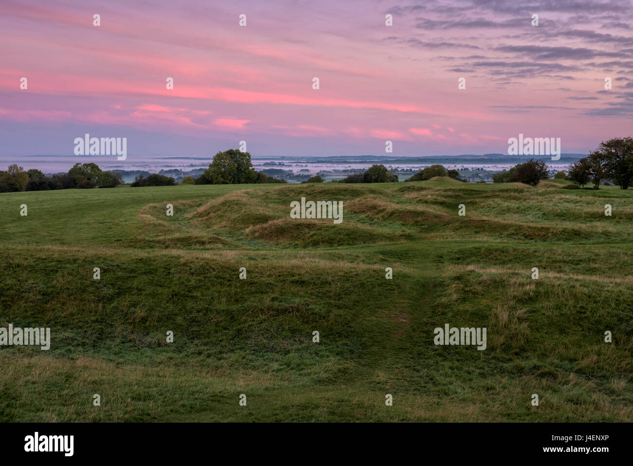 Collina di Tara, nella contea di Meath, Leinster, Repubblica di Irlanda, Europa Foto Stock