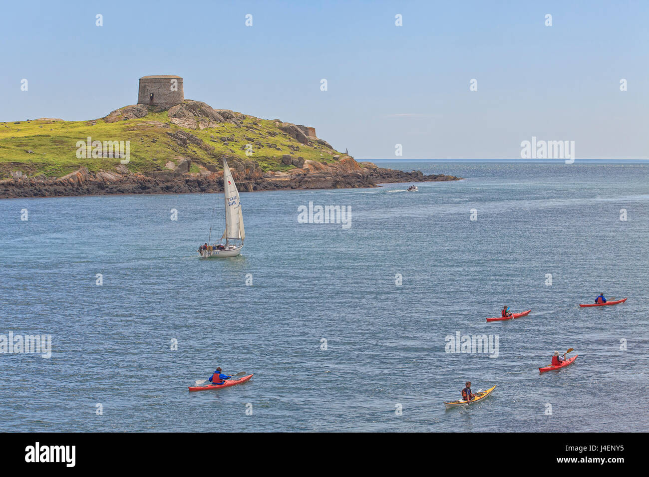 Dalkey Island, County Dublin, Repubblica di Irlanda, Europa Foto Stock