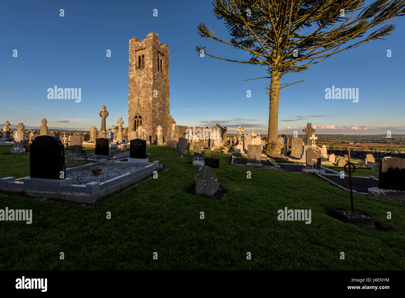 Collina di Slane, nella contea di Meath, Leinster, Repubblica di Irlanda, Europa Foto Stock