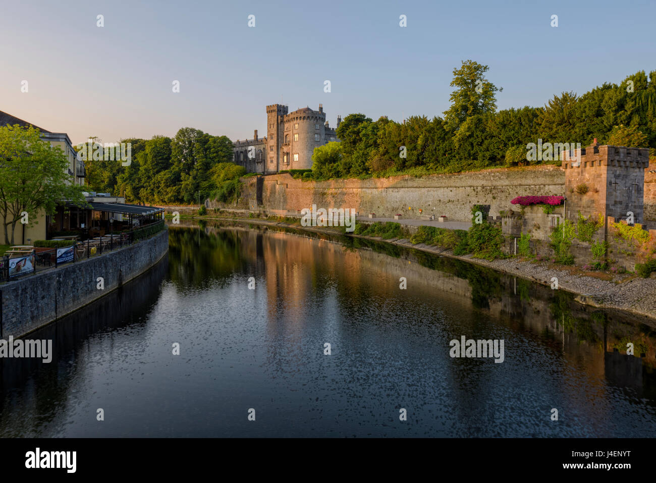 Castello di Kilkenny, nella Contea di Kilkenny, Leinster, Repubblica di Irlanda, Europa Foto Stock
