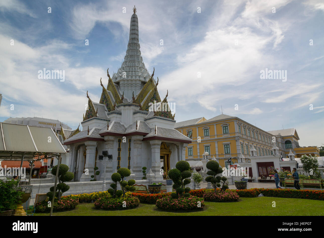 Pilastro della città santuario, Bangkok, Thailandia, Sud-est asiatico, in Asia Foto Stock