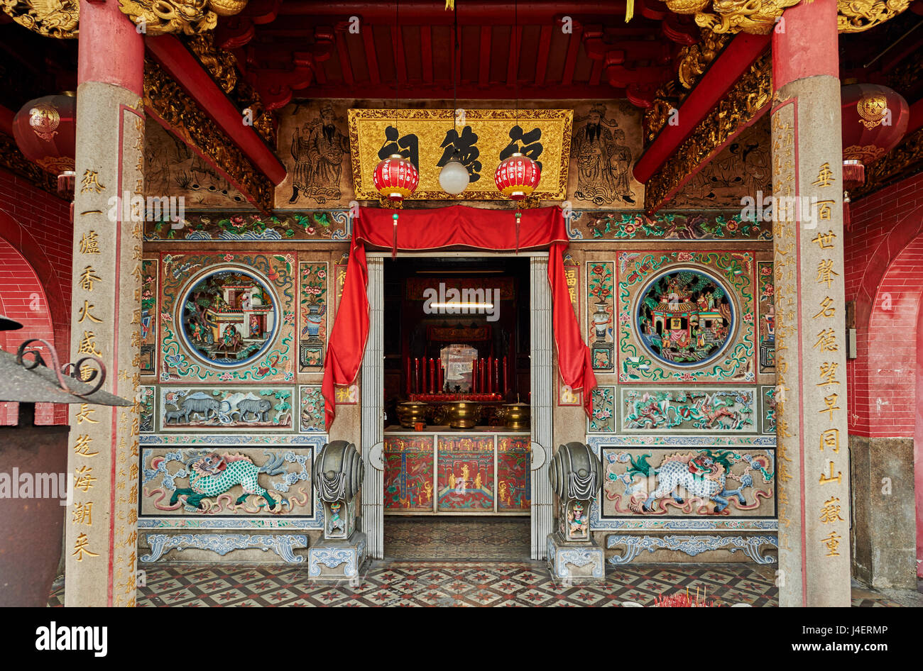 Thai Koong Pak Cinese Tempio Buddista, George Town, Penang, Malaysia, Asia sud-orientale, Asia Foto Stock