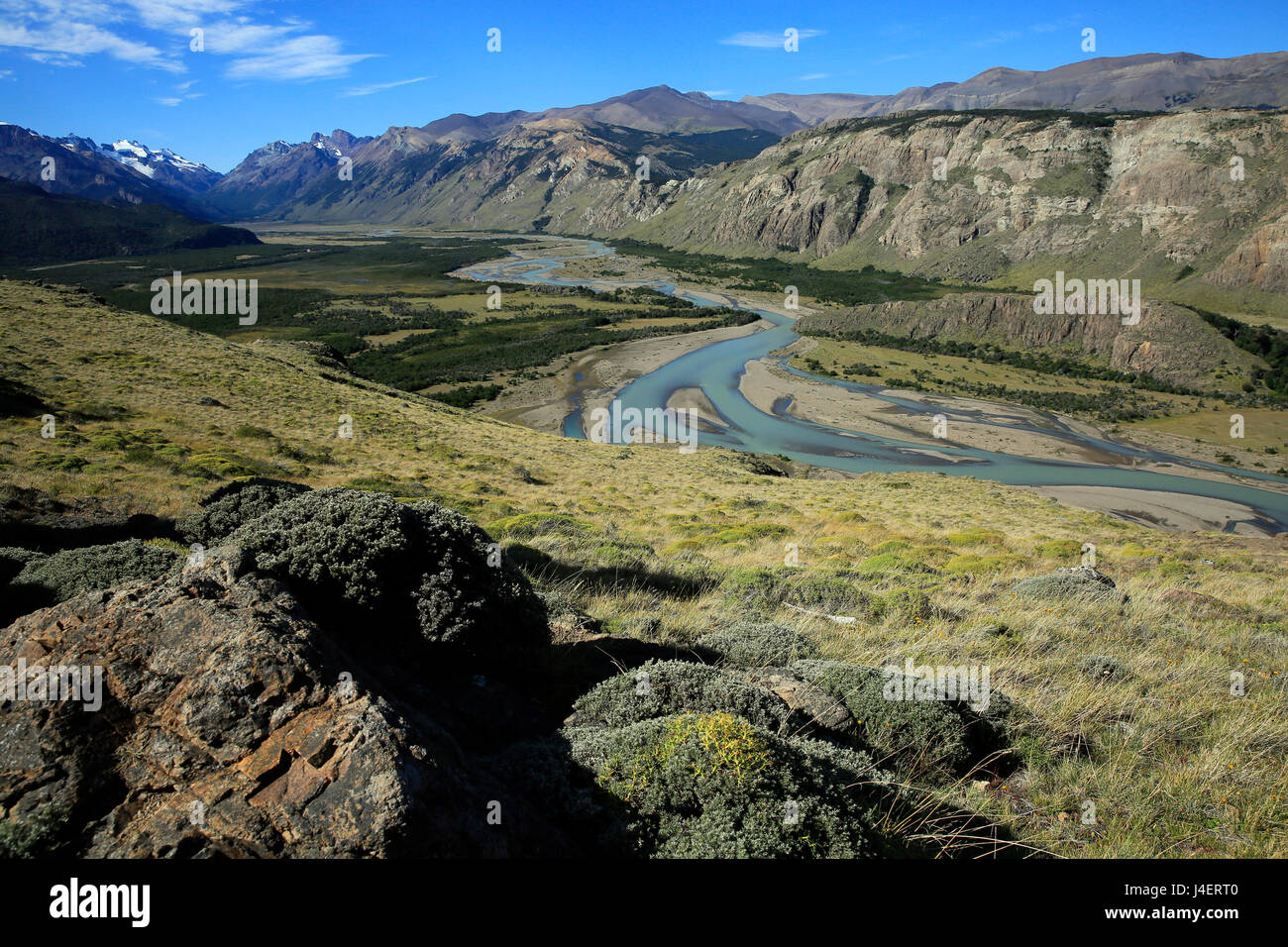 Il paesaggio nei pressi di El Chalten, Patagonia Argentina, Argentina, Sud America Foto Stock