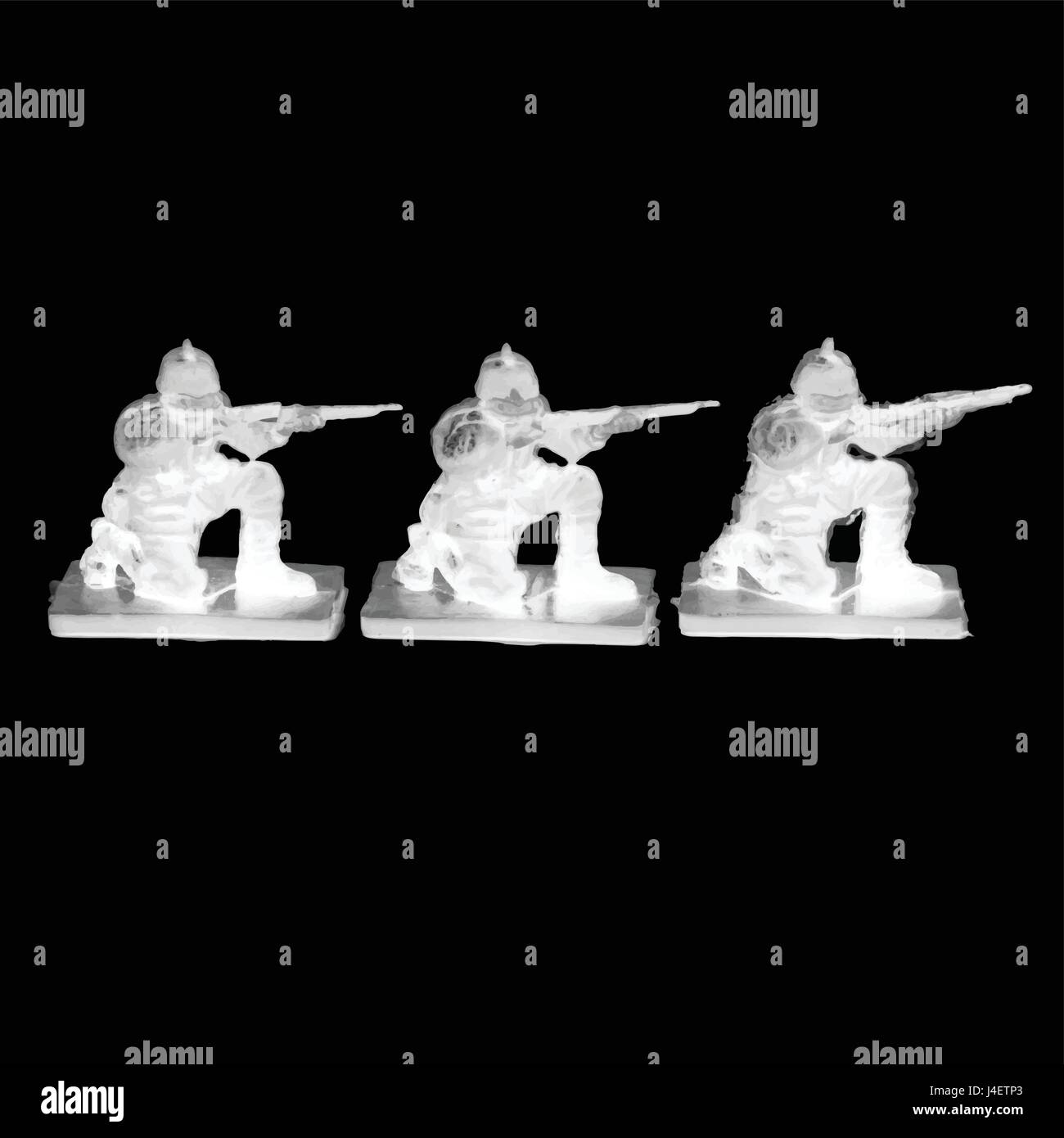 Toy Soldier immagini vettoriali Illustrazione Vettoriale