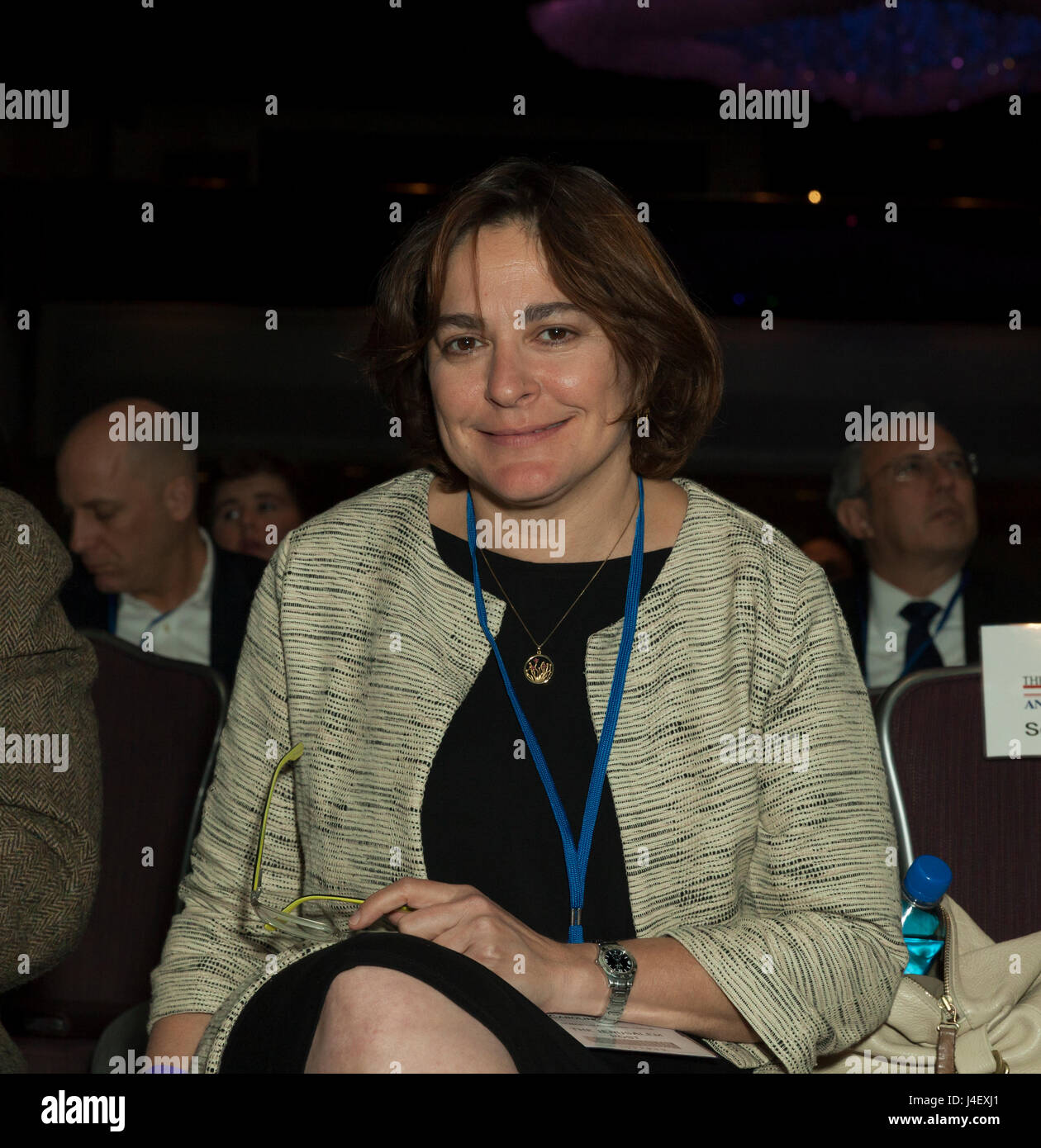 New York, NY, Stati Uniti d'America - 7 Maggio 2017: Jerusalem Post senior editor Caroline Glick assiste alla sesta annuale Jerusalem Post conferenza a New York Foto Stock