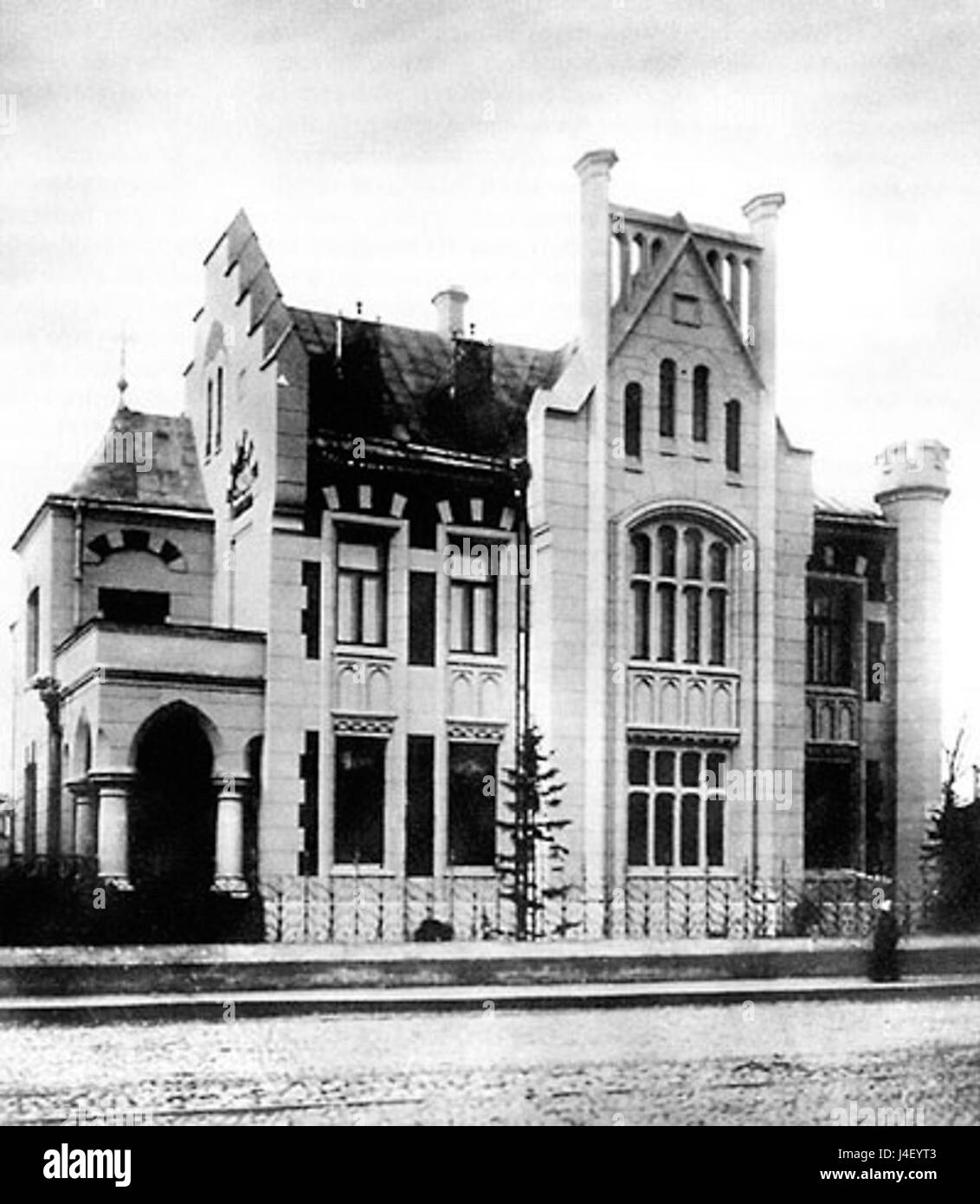 Mosca Prospekt Mira Kuznetsova House da Schechtel 1896 Foto Stock