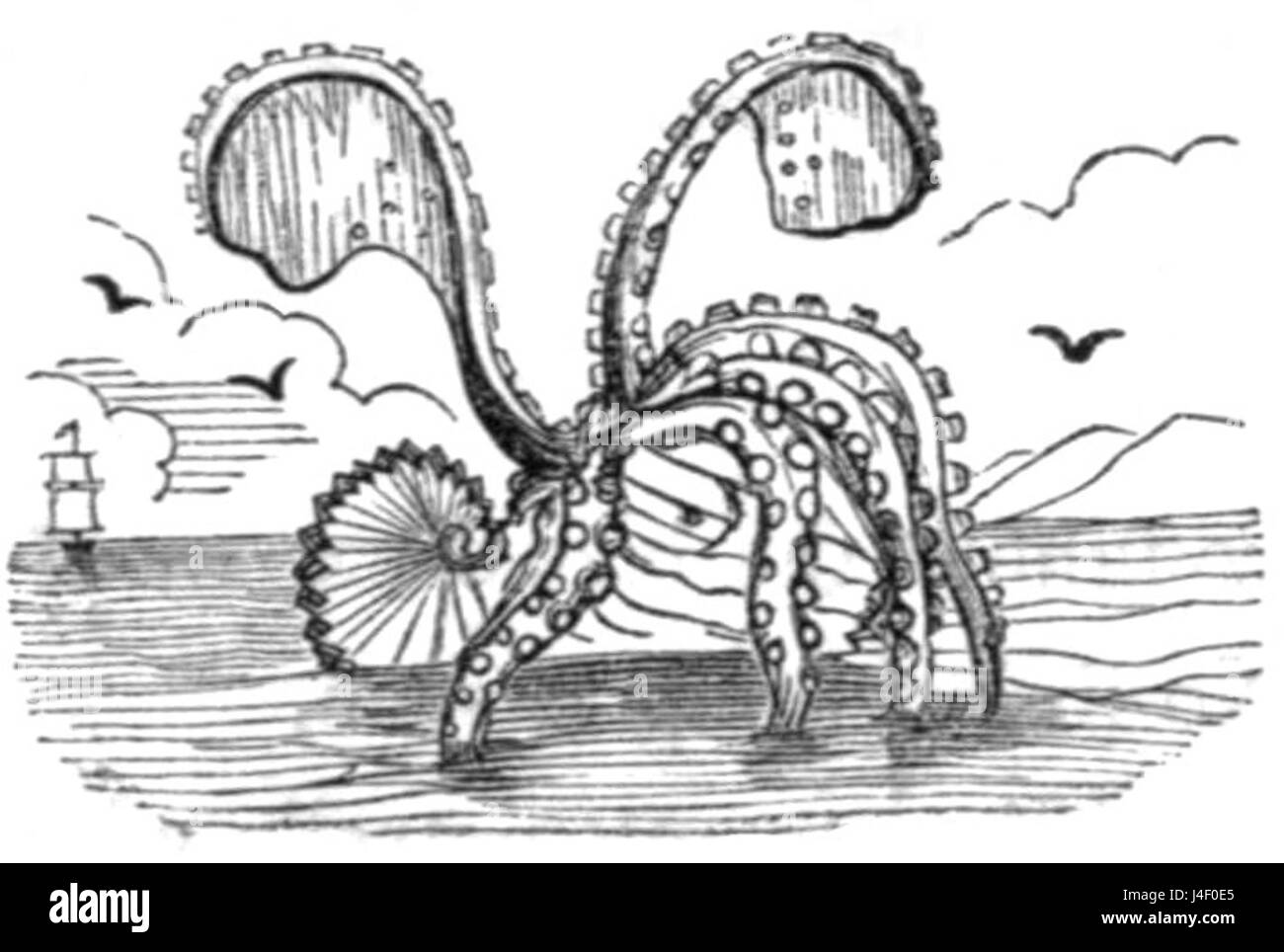 Le poesie del mare 1850 Il mio primo sabato in mare Foto Stock
