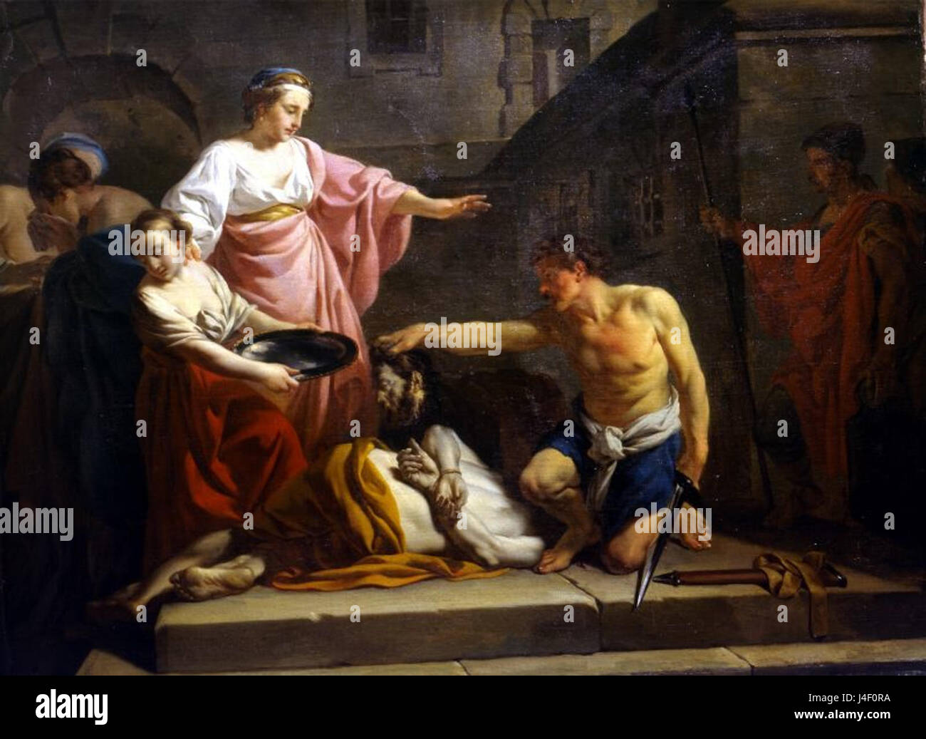 Jean Baptiste Marie Pierre La decollazione di San Giovanni Battista 1761 Foto Stock