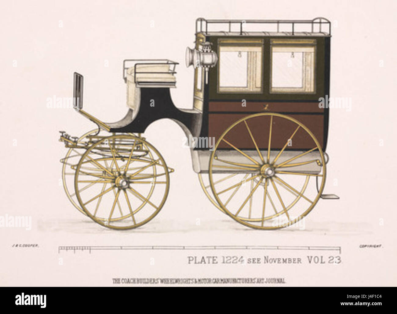 Omnibus privato c 1903 Foto Stock Omnibus privato c 1903 Foto Stock