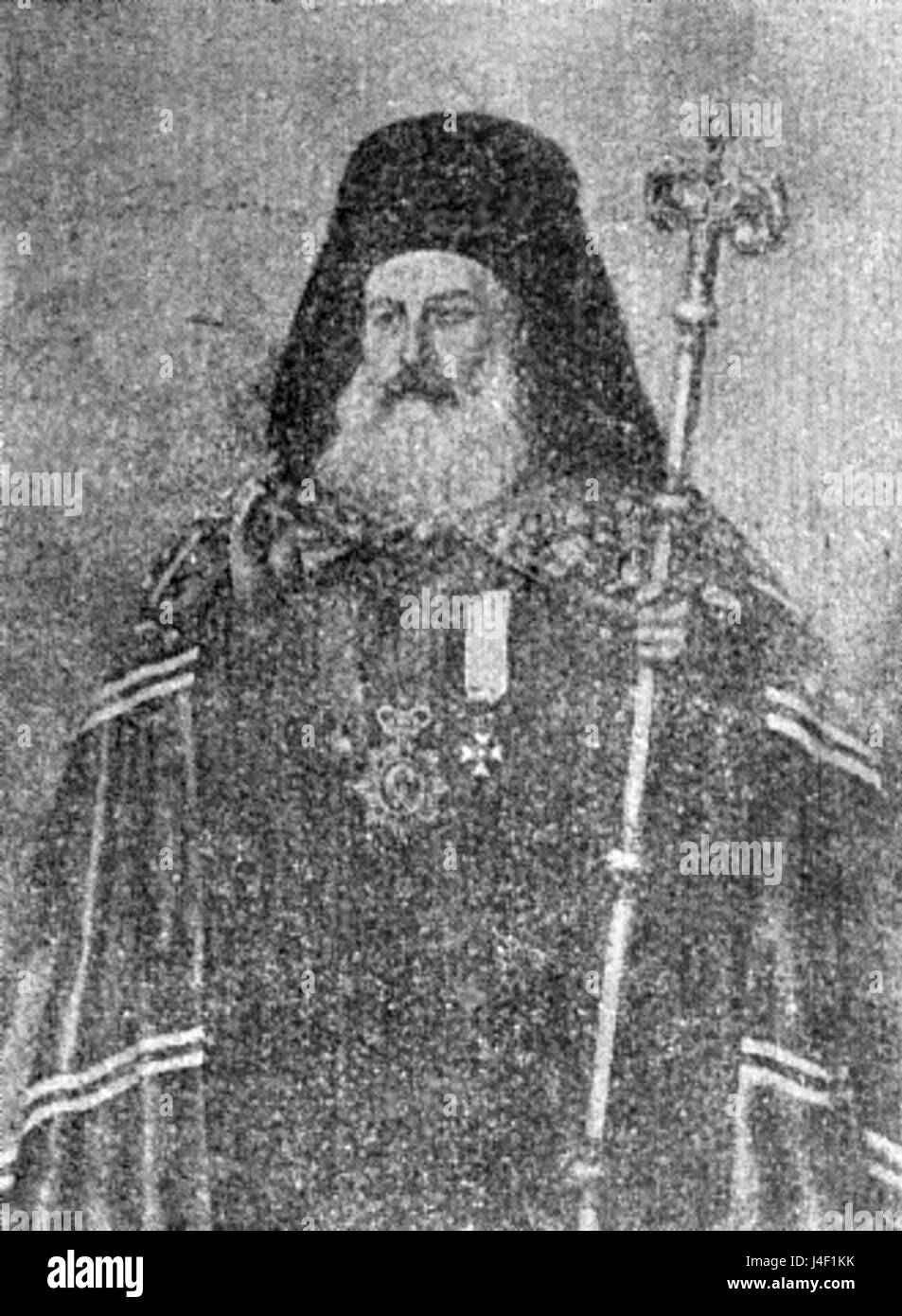 L'arcivescovo Kyrill di Sina era un importante leader religioso, noto per i suoi contributi alla Chiesa ortodossa orientale e per il suo ruolo nel guidare la comunità spirituale del Sinai, in particolare nel XX secolo. Foto Stock