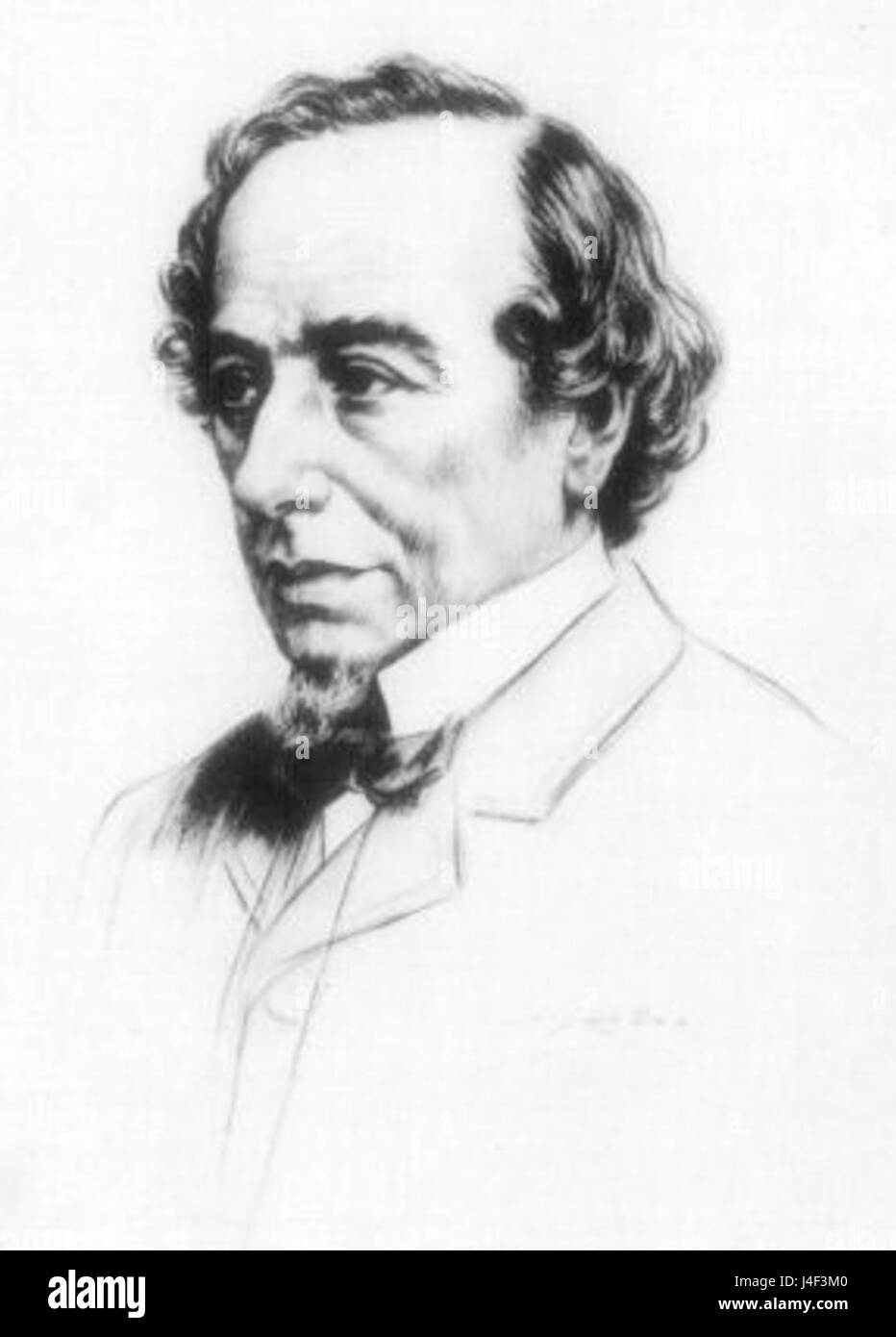 Benjamin Disraeli 1° Conte di Beaconsfield Progetto Gutenberg eText 13619 Foto Stock