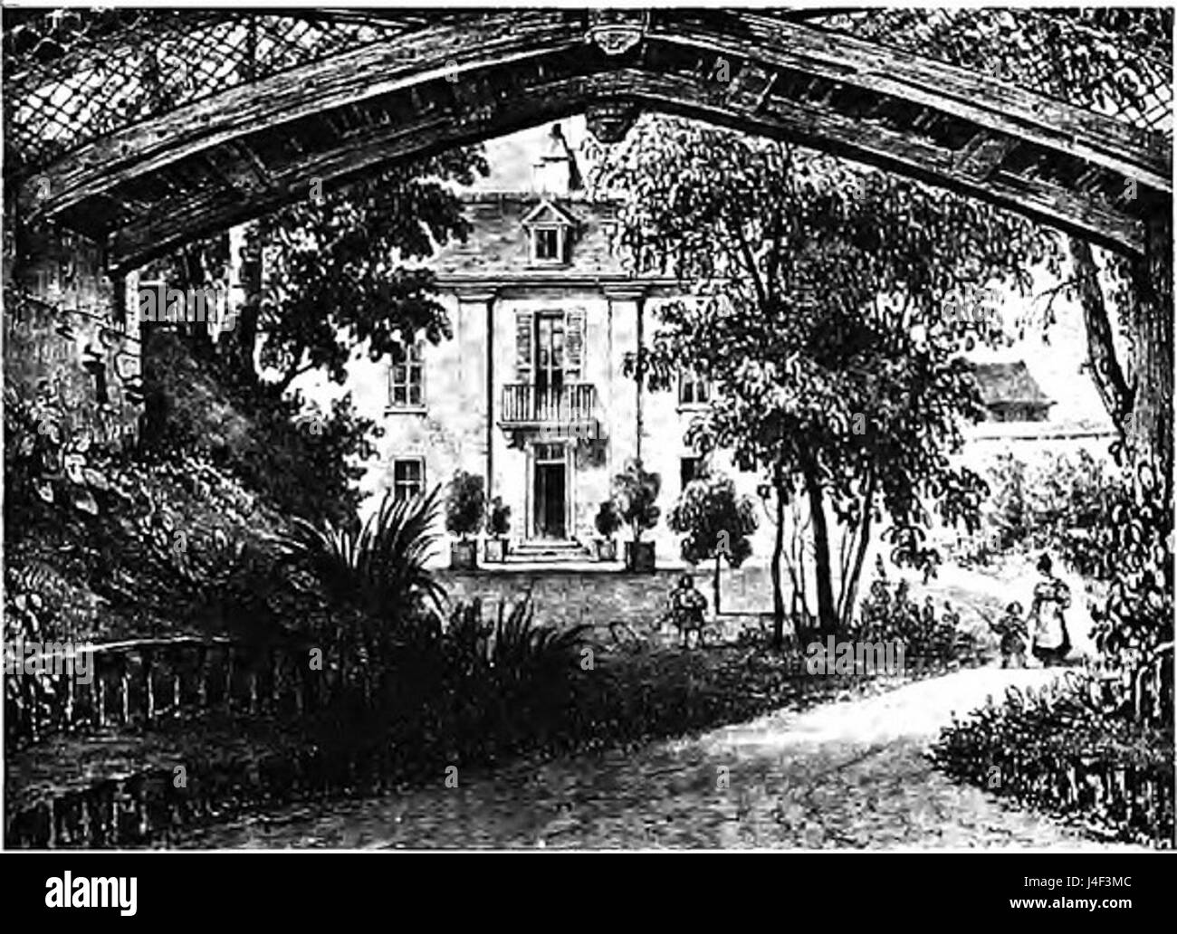 Maison de Victor Hugo rue ND des Champs Foto Stock