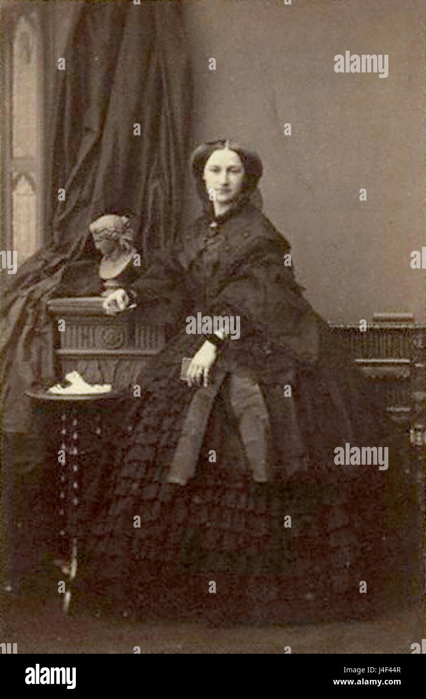 La principessa Adelheid di Hohenlohe Langenburg Duchessa di Schleswig Holstein Sonderborg Augustenburg Foto Stock