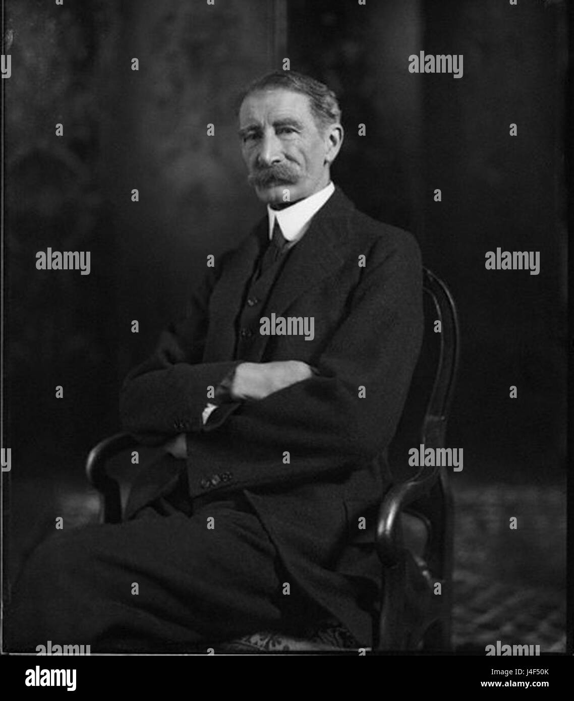 Claude Bowes-Lyon, XIV conte di Strathmore e Kinghorne (1855–1944), pari e proprietario terriero britannico, padre della regina Elisabetta la regina madre. Foto Stock