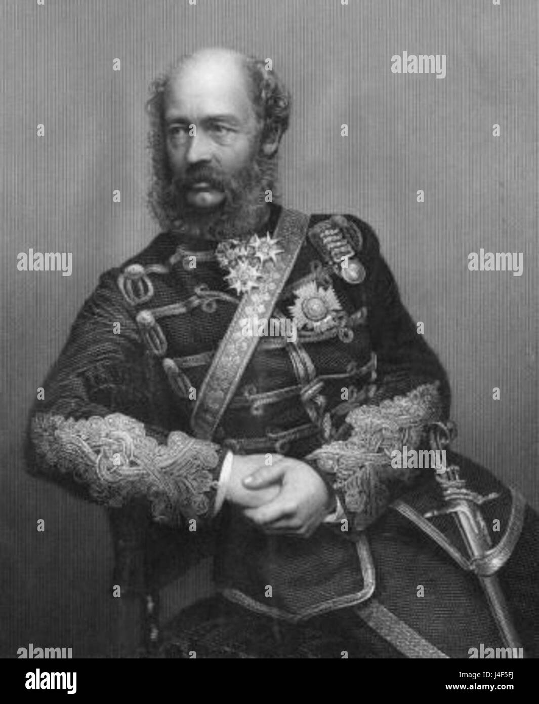 George Bingham 3e Comte de Lucan Foto Stock