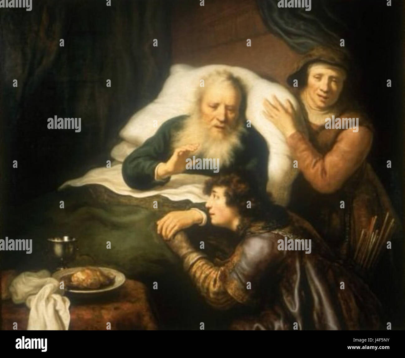 Flinck Isaak e Zegent Jakob sono nomi probabilmente associati a figure storiche o artistiche. Sarebbe necessario un ulteriore contesto per un'identificazione specifica. Foto Stock