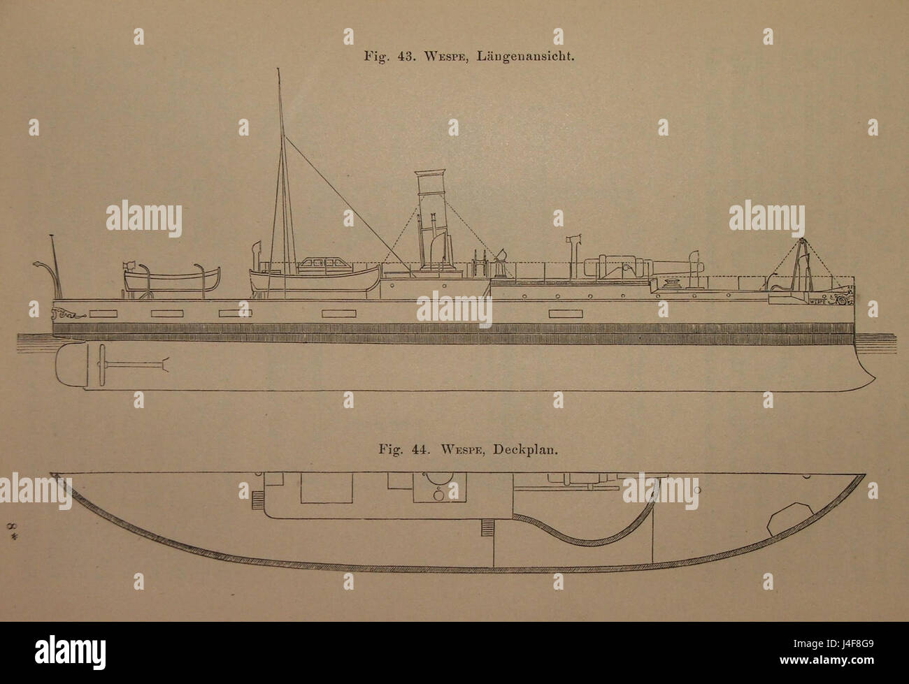 SMS Wespe Fig. 43 Foto Stock