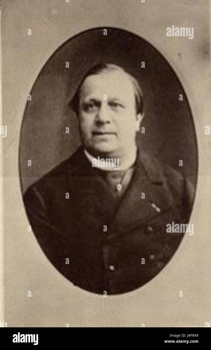 Il ritratto di Schnaebele è un'importante rappresentazione storica, probabilmente di una figura notevole del XIX secolo, nota per il suo stile dettagliato e realistico. Foto Stock