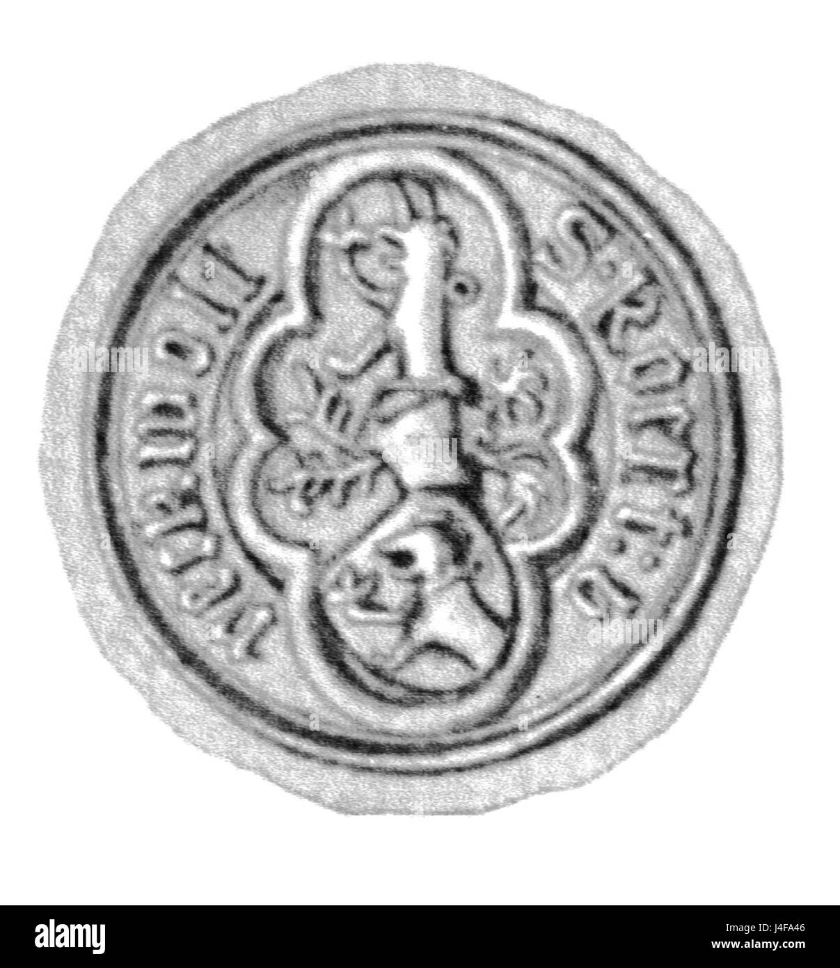 Questo sigillo di Koert Brekwolt rappresenta un'opera nel campo dell'arte contemporanea, nota per il suo design unico e il suo significato. Brekwolt è riconosciuto per i suoi contributi innovativi all'arte moderna, in particolare nella creazione di sigilli e nella scultura. Foto Stock