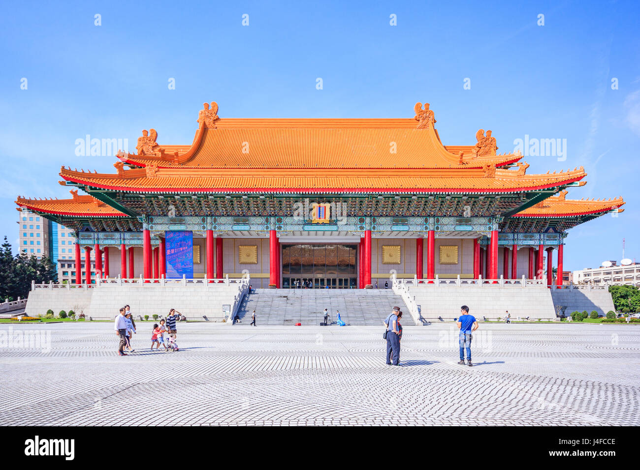 La National Concert Hall a Piazza della Libertà in Taiwan Foto Stock