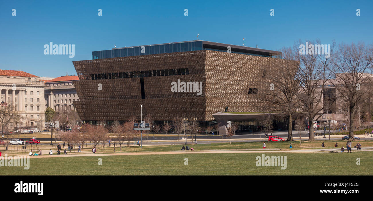 WASHINGTON, DC, Stati Uniti d'America - Smithsonian National Museum of African American Storia e cultura. Foto Stock