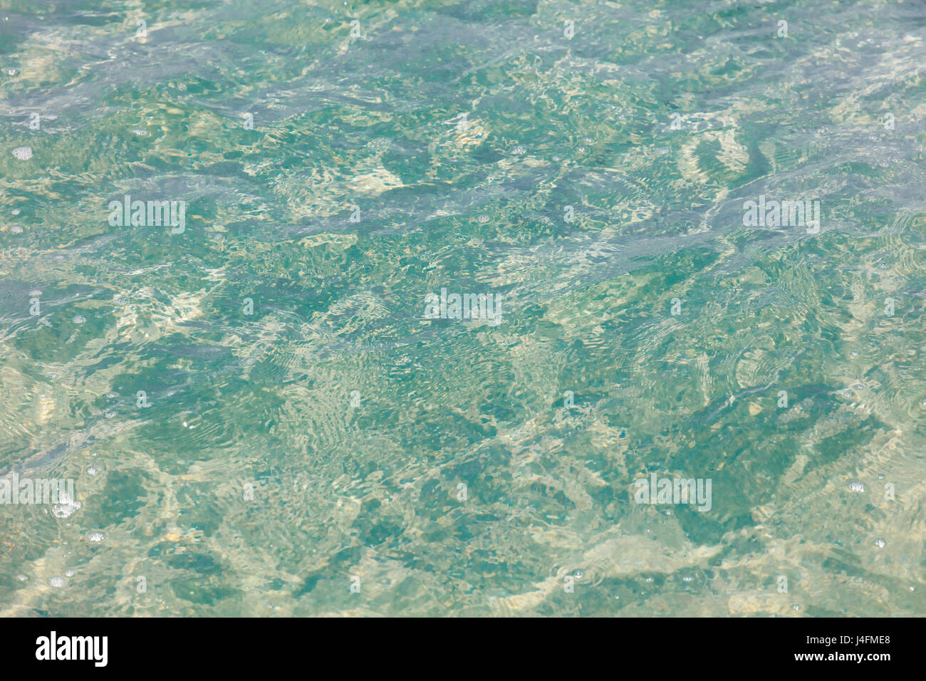 Aqua chiare acque marine nel Golfo del Messico sulla isola Gasparillia Florida Foto Stock