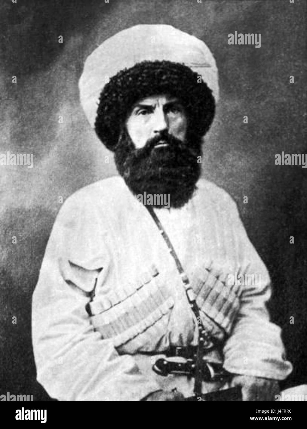 Shamil Imam della Cecenia e del Daghestan Foto Stock