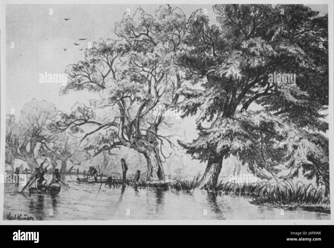 Lo "Spreewald album" è una collezione fotografica che cattura i pittoreschi paesaggi e gli aspetti culturali della regione di Spreewald in Germania, conosciuta per i suoi corsi d'acqua unici e i villaggi tradizionali. Foto Stock