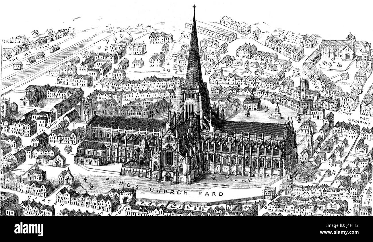 Questo lavoro di Francis Bond si concentra sull'architettura paleocristiana, fornendo un'esplorazione dettagliata del Vecchio di San PaulÂ, un sito significativo nella storia dello sviluppo architettonico cristiano, pubblicato nel suo libro del 1913. Foto Stock