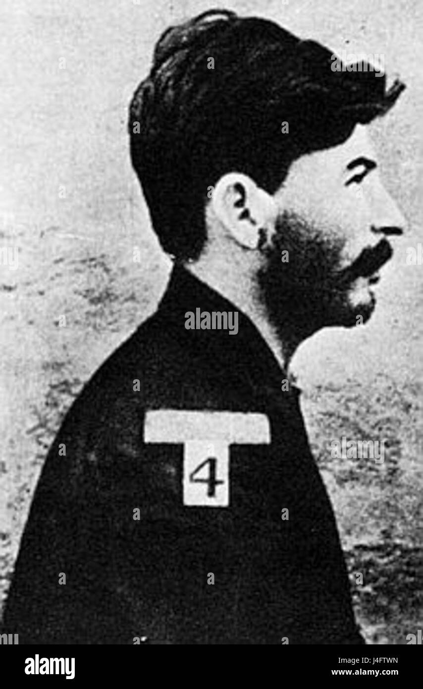 Un'immagine storica di Joseph Stalin, il leader dell'Unione Sovietica. Questo profilo riflette i suoi primi anni politici prima di salire al potere e diventare una figura centrale nella storia del mondo. Foto Stock