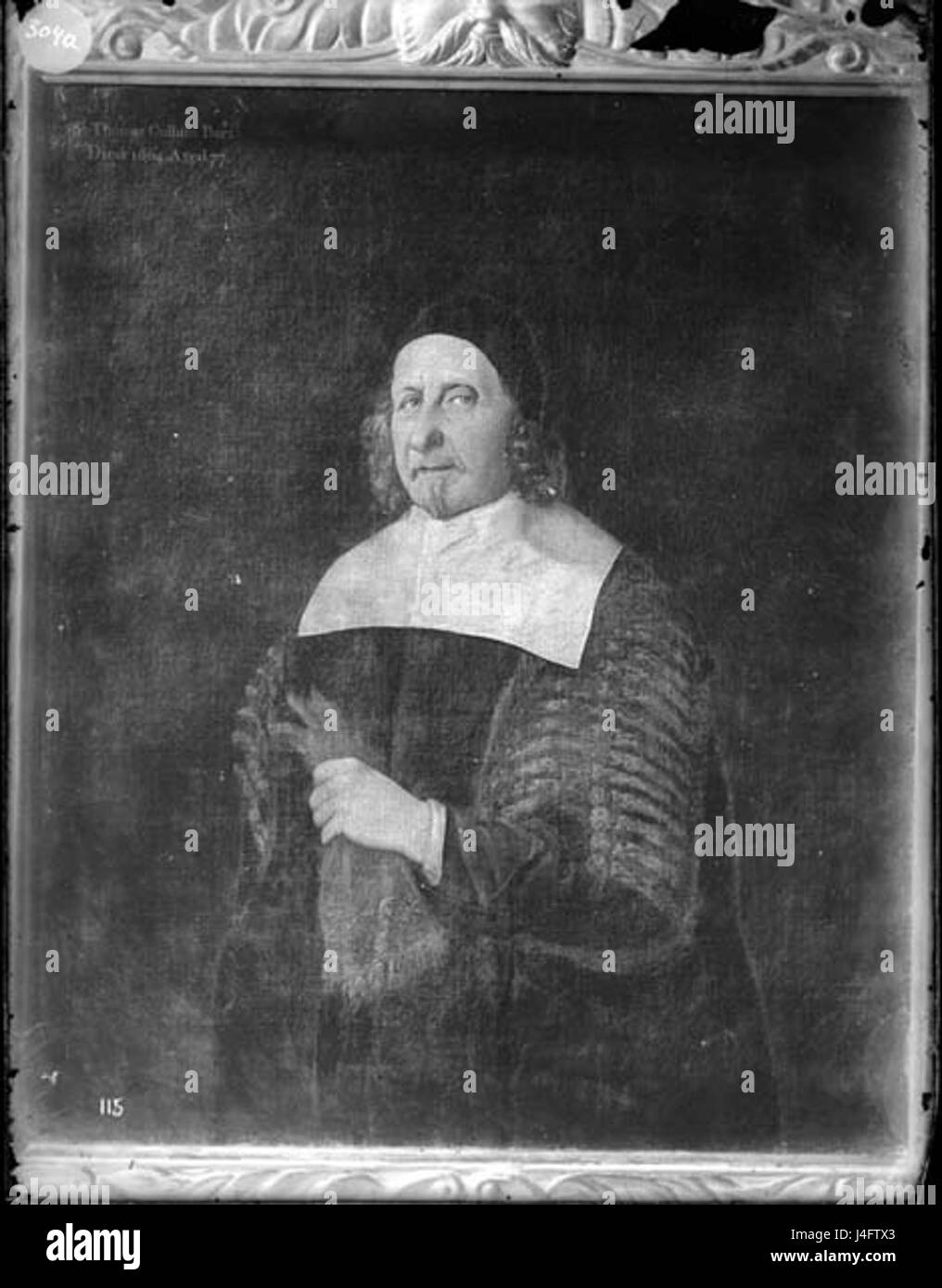 Sir Thomas Cullum fu un baronetto inglese che servì come figura di spicco durante il XVII secolo. Era noto per il suo ruolo nella vita pubblica e gli fu concesso un baronetto nel 1627. Morì nel 1664, lasciando un'eredità nell'aristocrazia inglese. Foto Stock