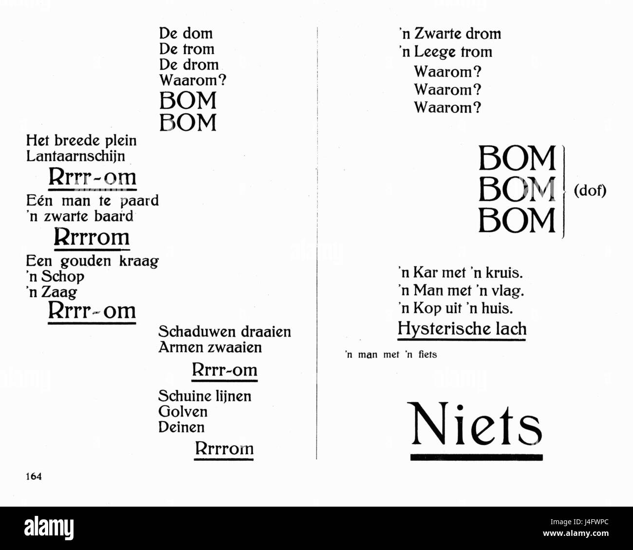 Questa immagine è tratta da 'Stijl', volume 04, numero 11, pagina 164, che mostra opere di design dell'influente movimento artistico e di design noto per il suo stile minimalista e funzionale. Foto Stock