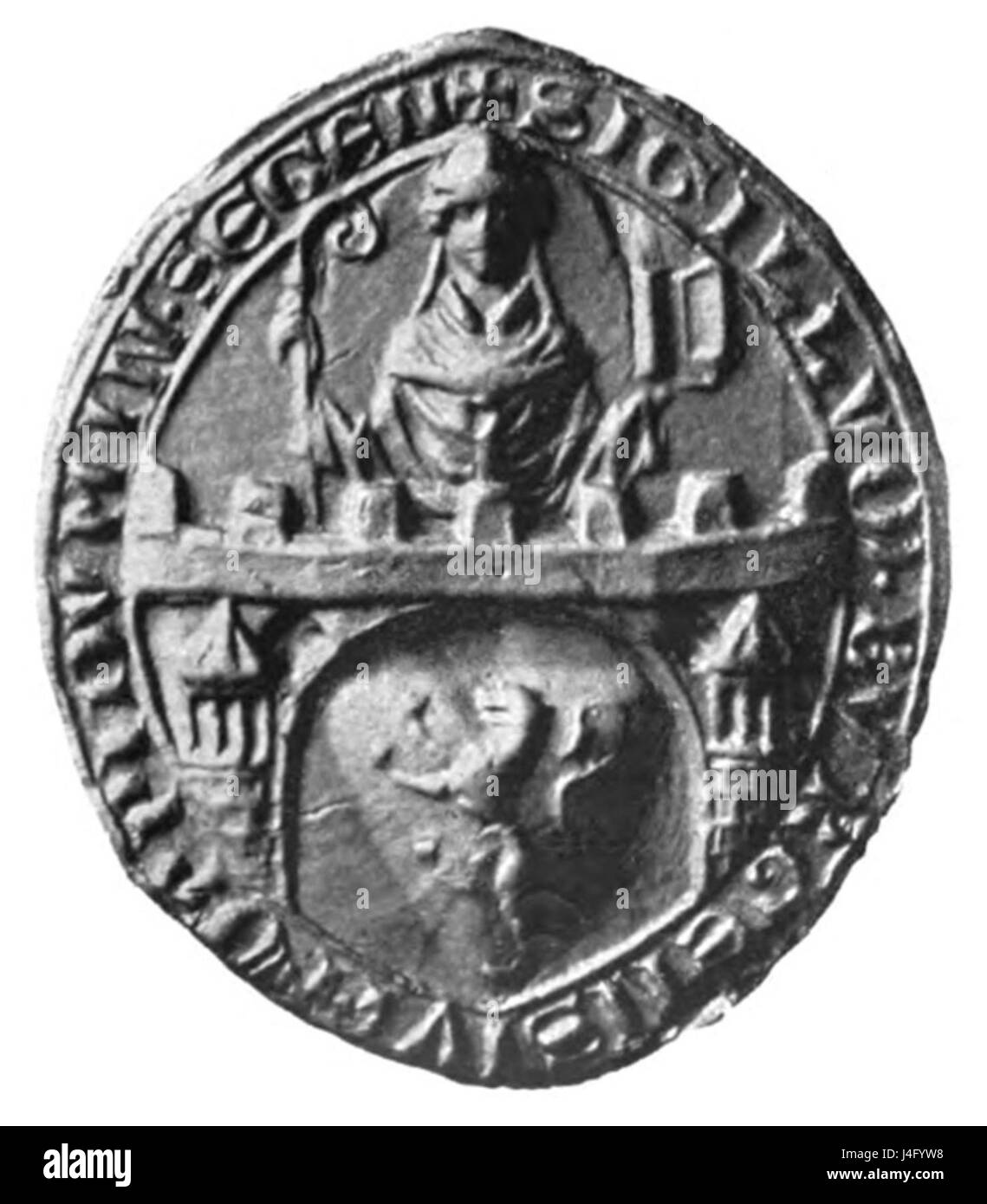 SI Siegen Stadtsiegel 1270 Ludorff 1903 Foto Stock