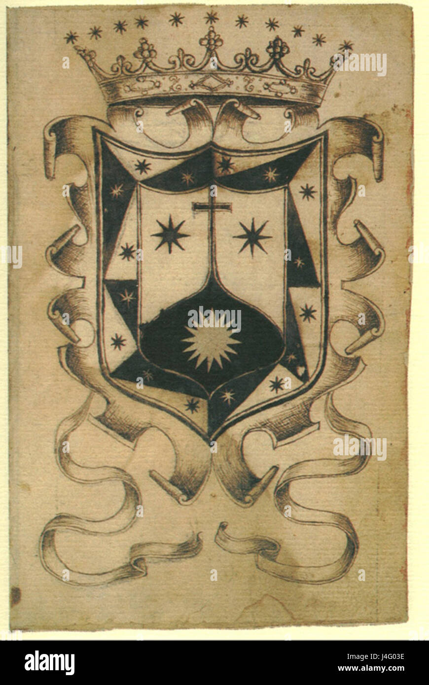 Sanlucar de barrameda barrameda s juan cruz manuscrito sanlucar2 Foto Stock