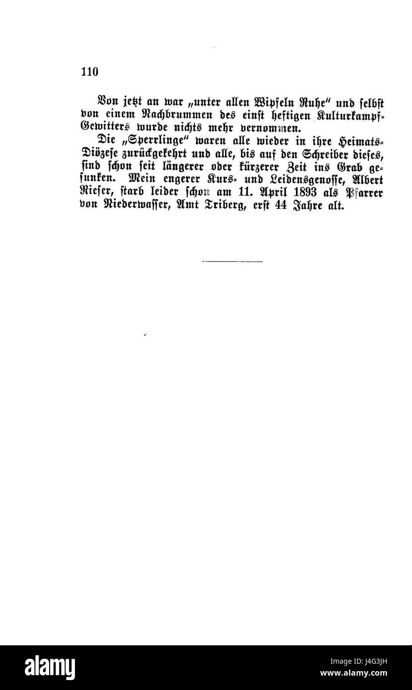 Sperrlingsleben Oechsler 110 Foto Stock