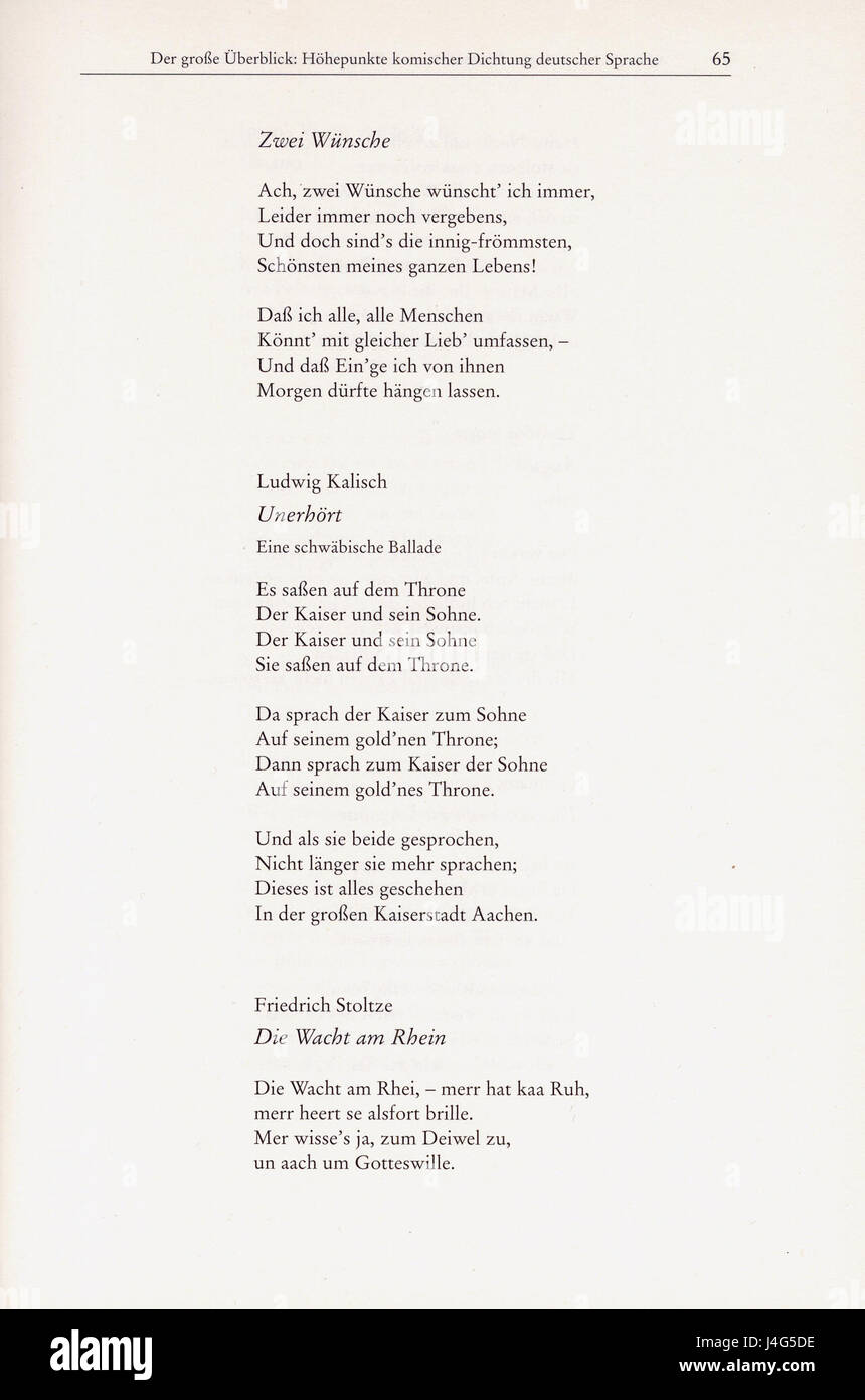 "Die Wacht am Rhein" è una famosa canzone patriottica tedesca scritta da Max Schneckenburger e musicata da Carl Wilhelm, che raffigura la vigilanza e la difesa del popolo tedesco sul fiume Reno contro l'invasione straniera. Foto Stock