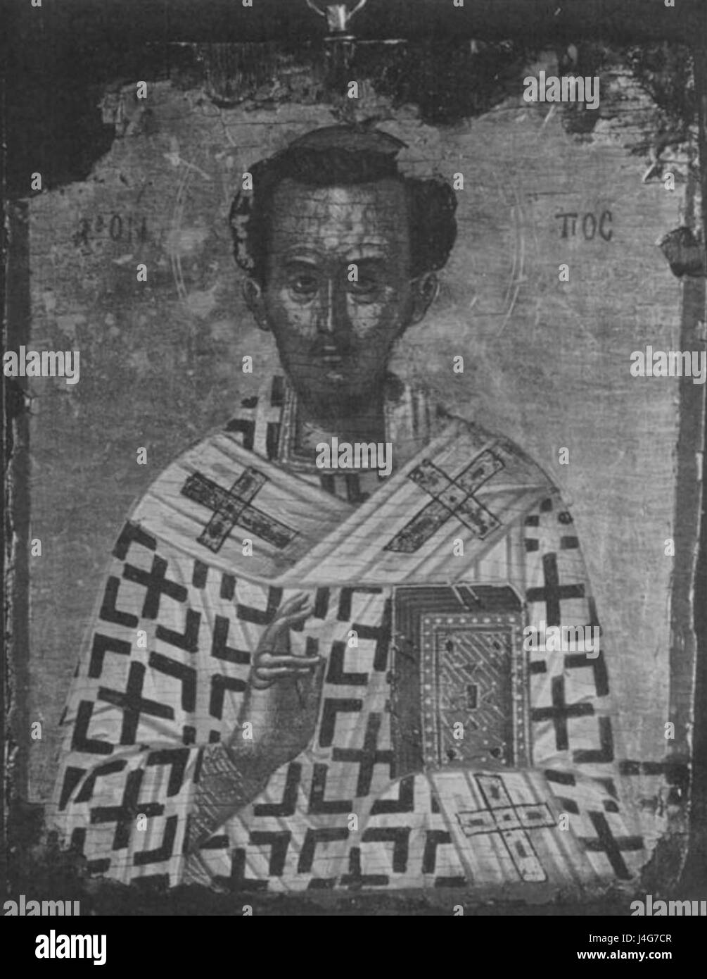 Saint Leontios xv icona c Foto Stock
