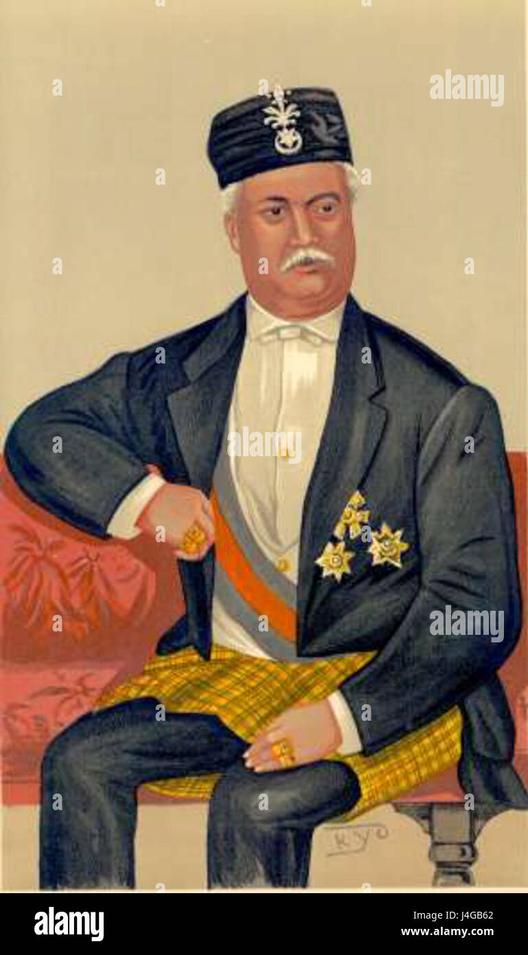 Sultanabubakarcartoon Foto Stock