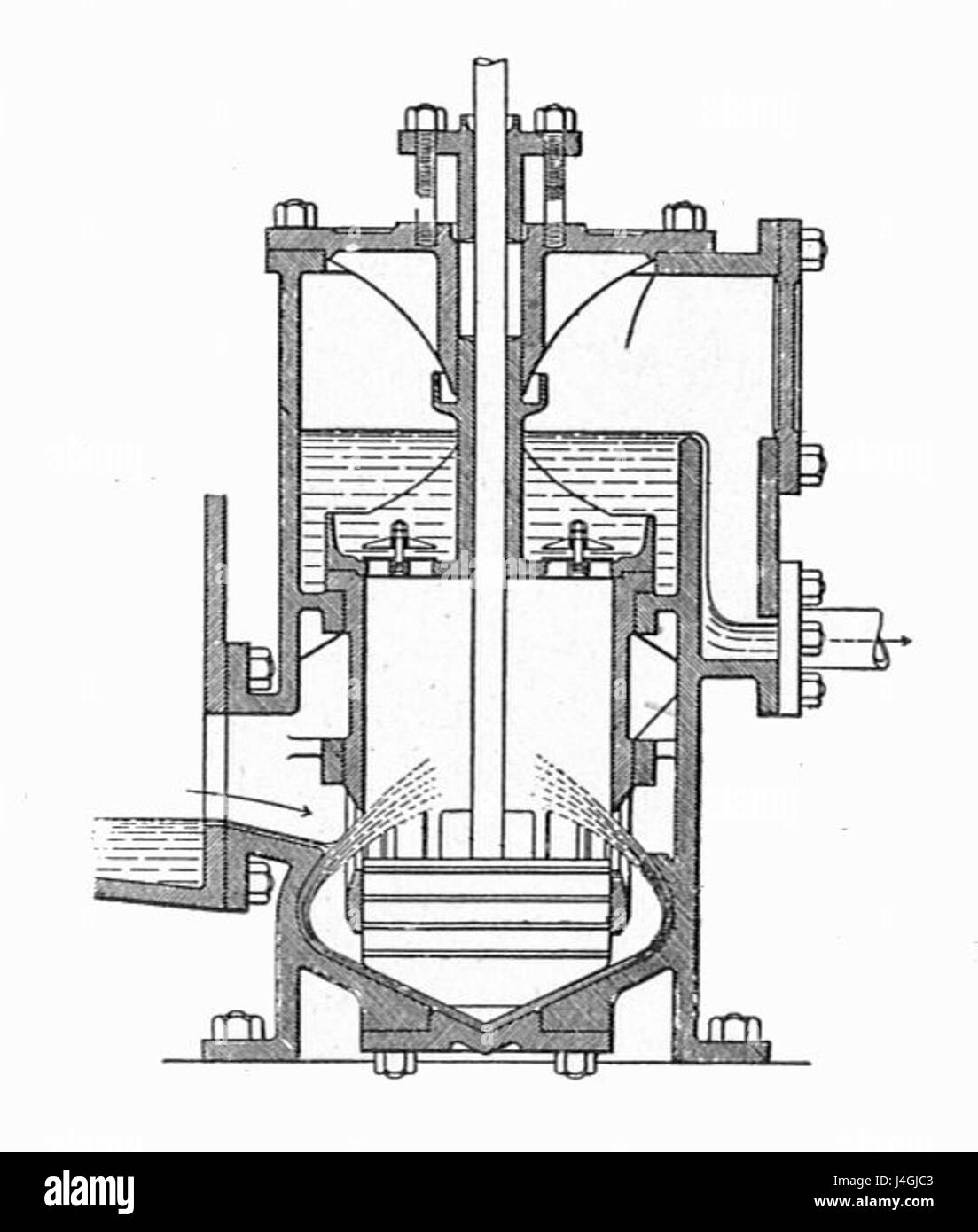 Condensatore di vapore la pompa aria (motori termici, 1913 Foto stock -  Alamy