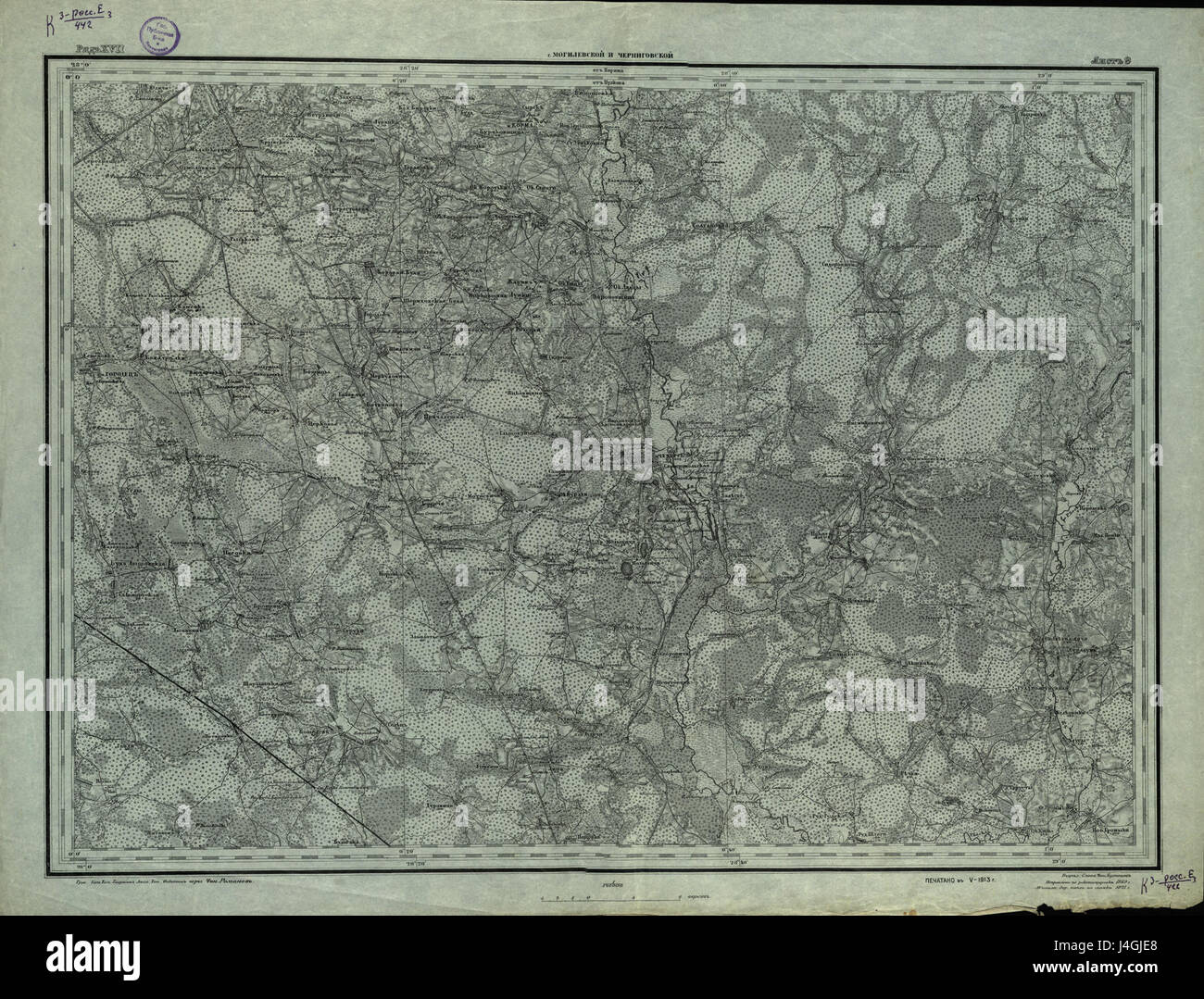 La mappa di Shubert R17L09 si riferisce probabilmente a una specifica mappa storica o geografica, possibilmente parte di una serie, utilizzata per la pianificazione territoriale, lo studio o la navigazione durante un periodo specifico. Foto Stock