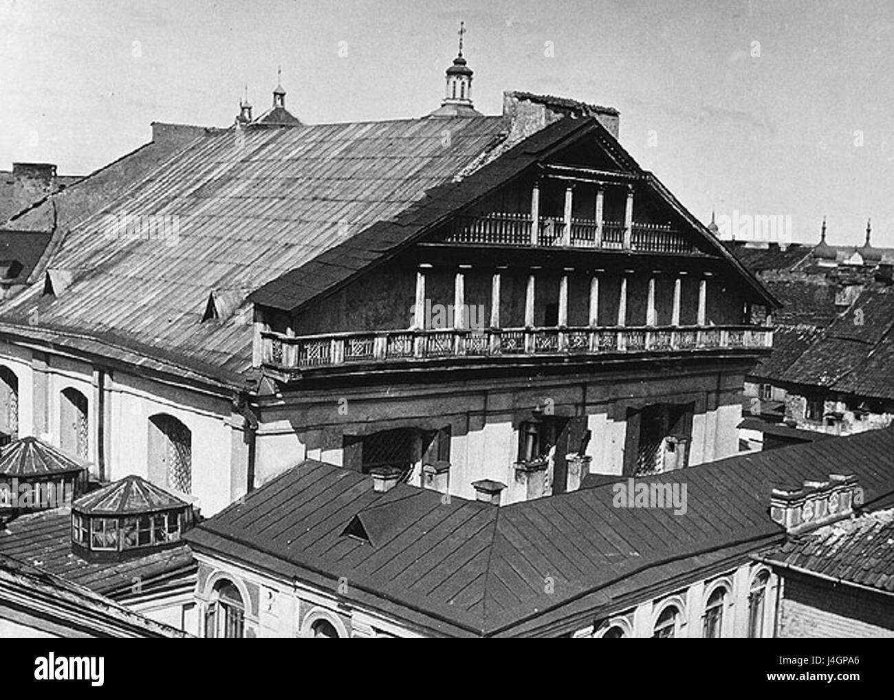 La Sinagoga di Vilna 1914 1918 Foto Stock