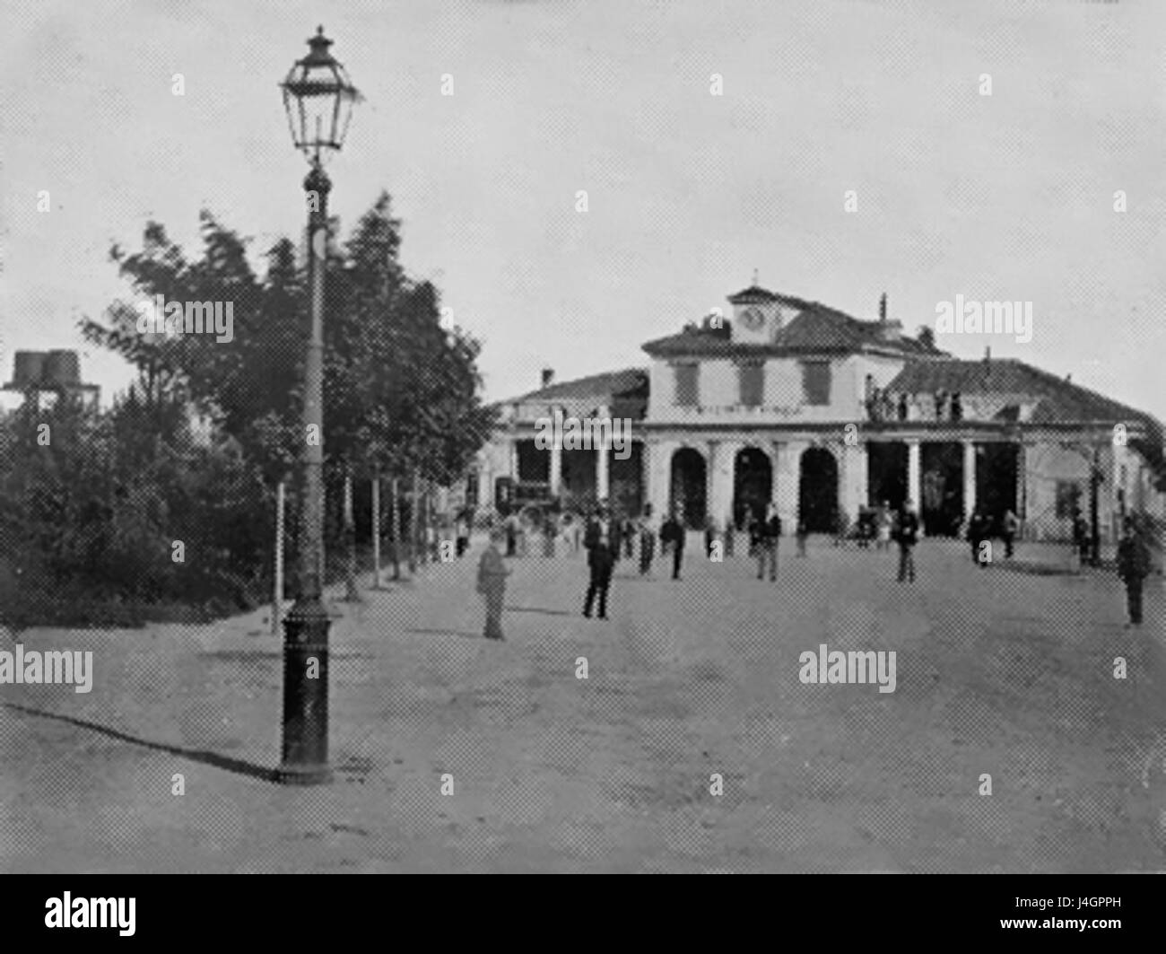 Stazione Vercelli 1855 Foto Stock