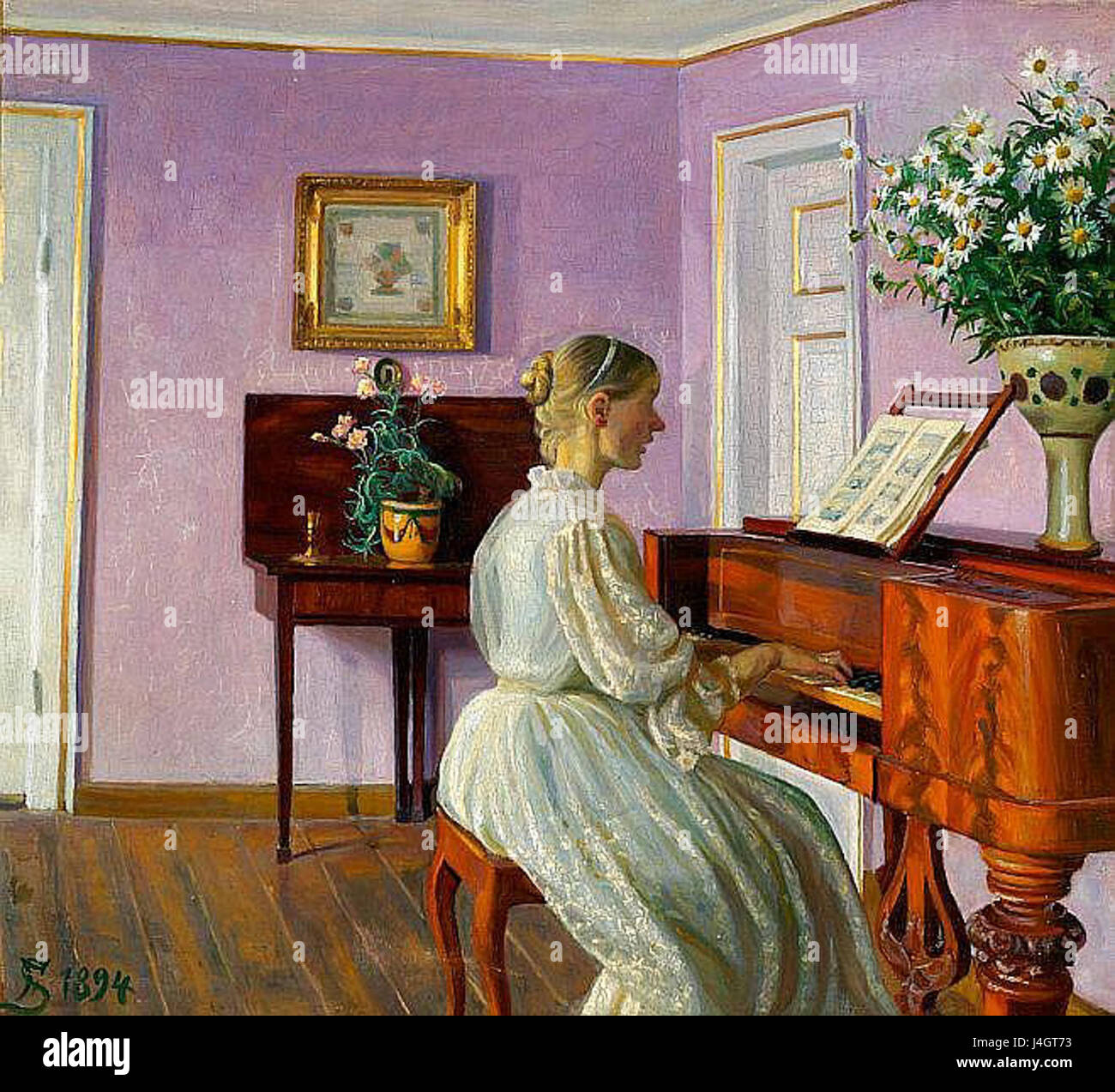 Syberg pianoforte Foto Stock